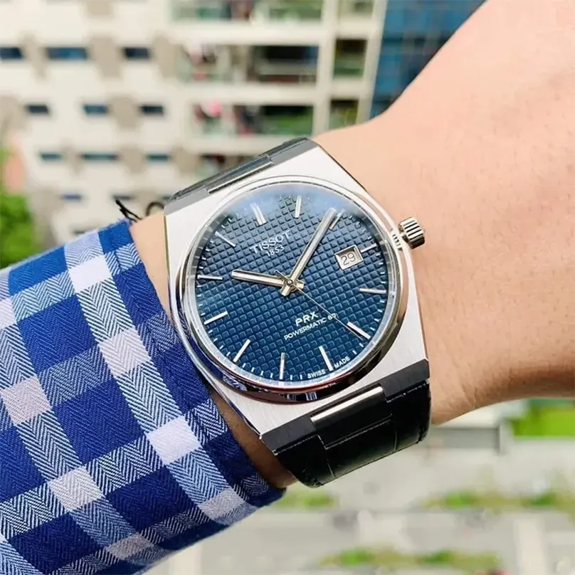 Tissot PRX Swiss Powermatic 80 Blue Dial Men's Watch- T137.407.16.041.00